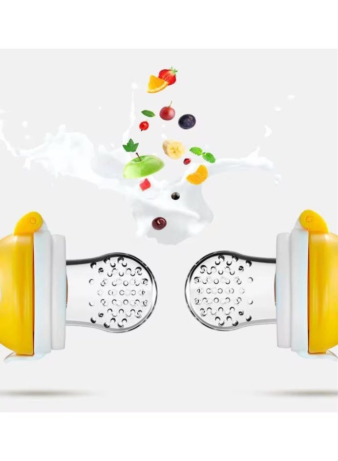 شيكو لهاية تغذية طعام الفاكهة للأطفال - مغذي طعام طازج، لعبة تسنين الفاكهة للأطفال من عمر 3 إلى 24 شهرًا - Image 2